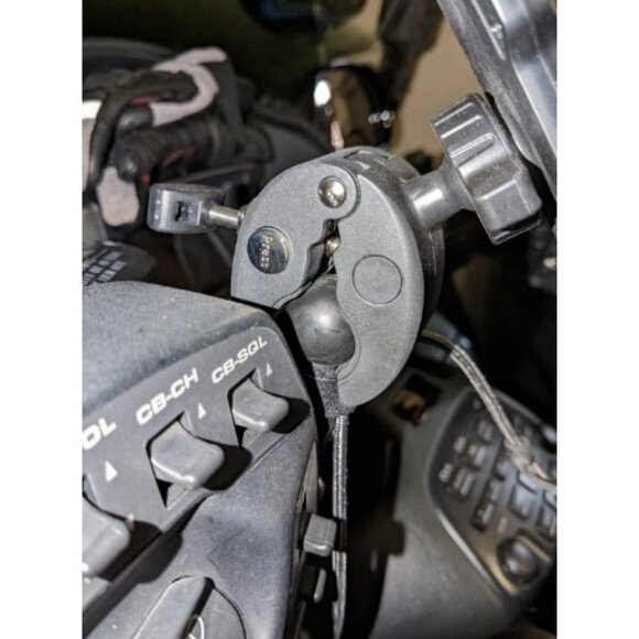 Motorcycle Phone Mount Bike Phone Holder Upgrade Quick Install Handlebar Clip - Picture 2 of 4